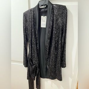 NWT ZARA SEQUIN DRESS AND/OR JACKET